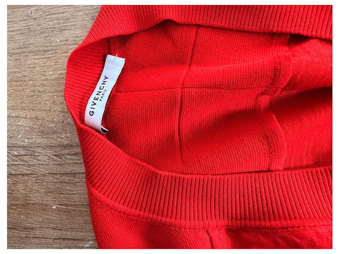 Suéter de lã vermelha Givenchy Vermelho - vista 5