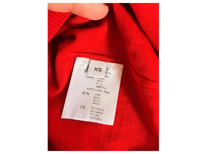 Suéter de lã vermelha Givenchy Vermelho - vista 7