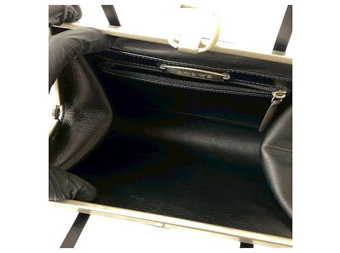 Borsa a mano in pelle Loewe Nero - vista 10