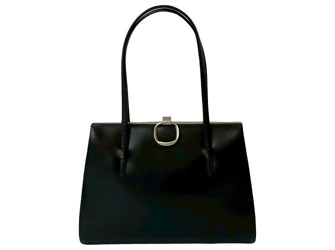 Borsa a mano in pelle Loewe Nero - vista 2