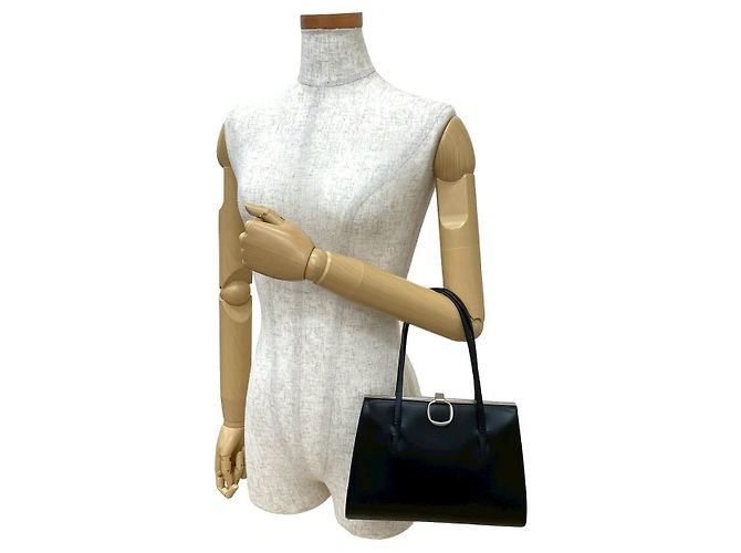 Borsa a mano in pelle Loewe Nero - vista 3