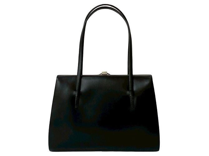 Borsa a mano in pelle Loewe Nero - vista 4