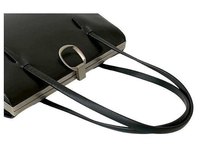 Borsa a mano in pelle Loewe Nero - vista 5