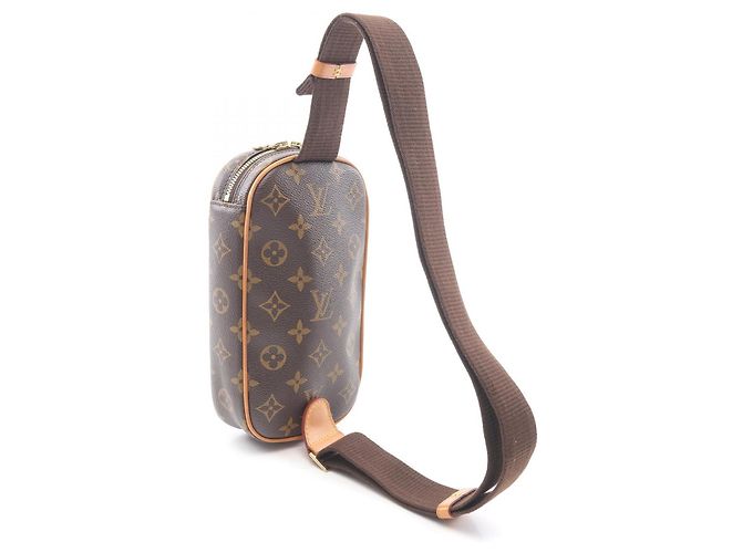 Borsa a vita Pochette Gange Monogram Louis Vuitton Marrone - vista 2