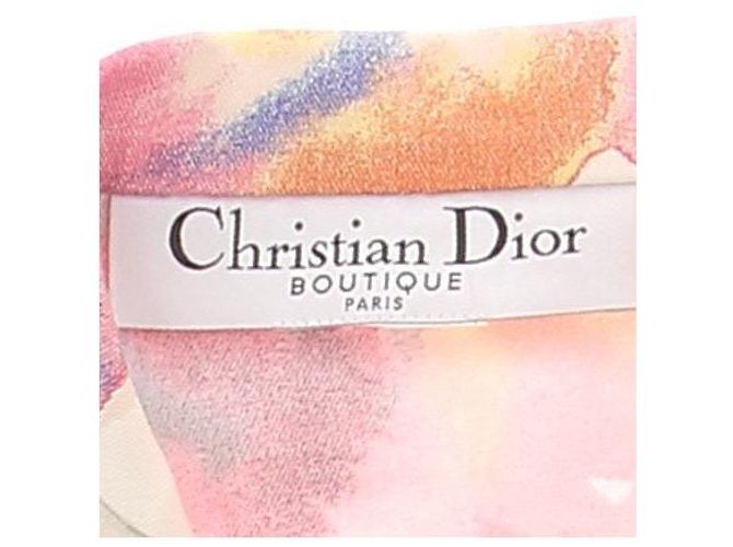 Dior Jeansjacke mit bunten Mustern Weiß - Ansicht 5
