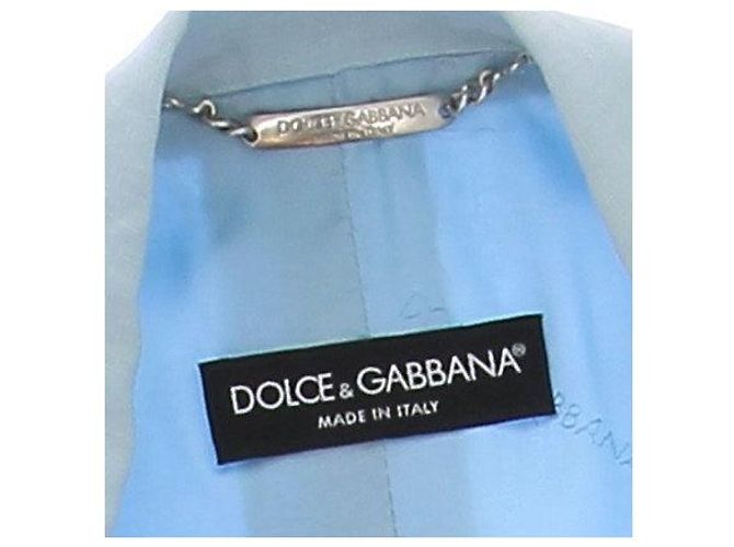 Dolce & Gabbana Blazer azul claro de lino - vista 5