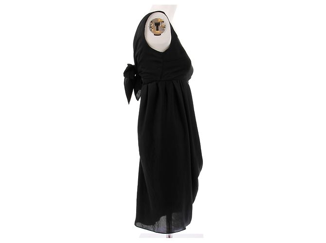 Carven Kurzes schwarzes Kleid - Ansicht 3