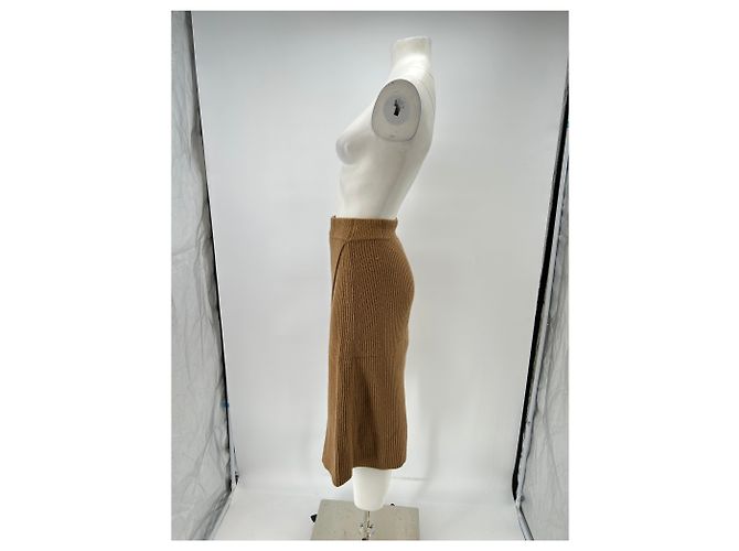 Eric Bompard Gonna camel in cashmere Cammello - vista 4