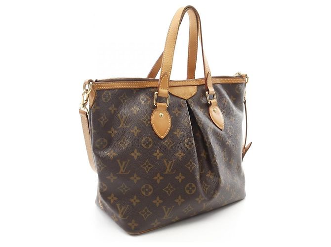 Borsa 2 in 1 Monogram Palermo PM di Louis Vuitton Marrone - vista 2