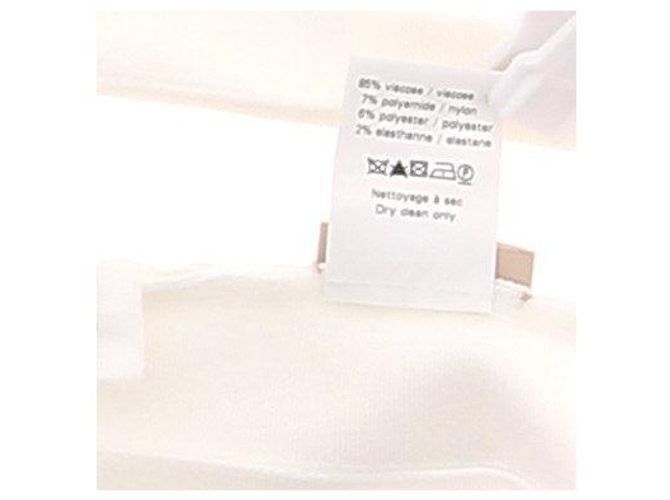 Falda blanca de viscosa Alaïa Blanco - vista 6