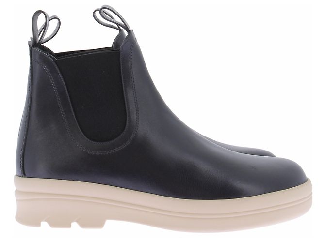 Loro Piana Stivaletti neri e beige Nero - vista 2