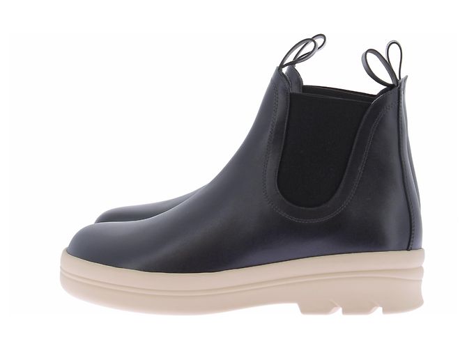 Loro Piana Stivaletti neri e beige Nero - vista 3
