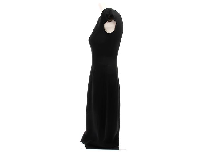 Prada Schwarzes Slim Fit Kleid - Ansicht 4