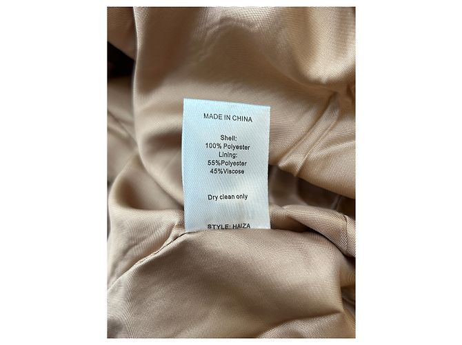 Autre Marque Cappotto cammello in pelliccia sintetica - vista 6