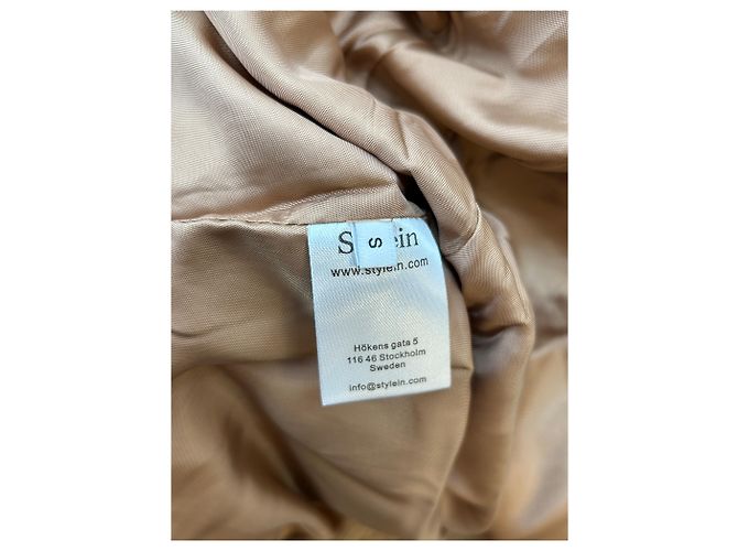 Autre Marque Cappotto cammello in pelliccia sintetica - vista 7