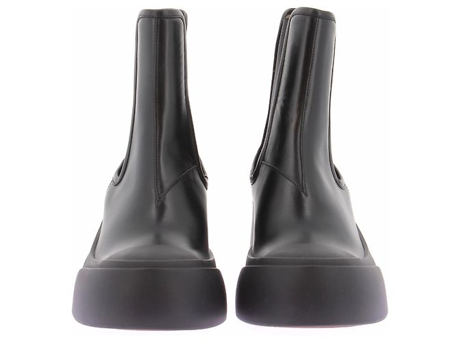 Marni Botines "Chelsea" negros de cuero - vista 4