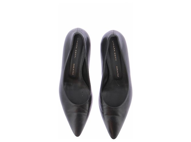 Autre Marque Décolleté "Gaia" neri in pelle Nero - vista 6