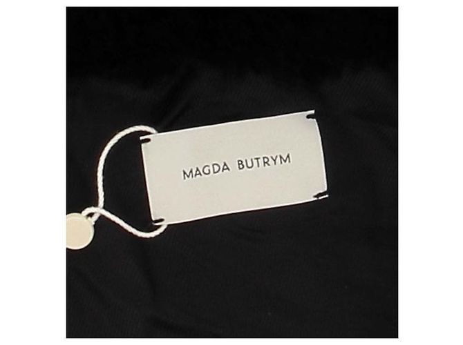 Magda Butrym Abrigo de piel sintética Negro - vista 5