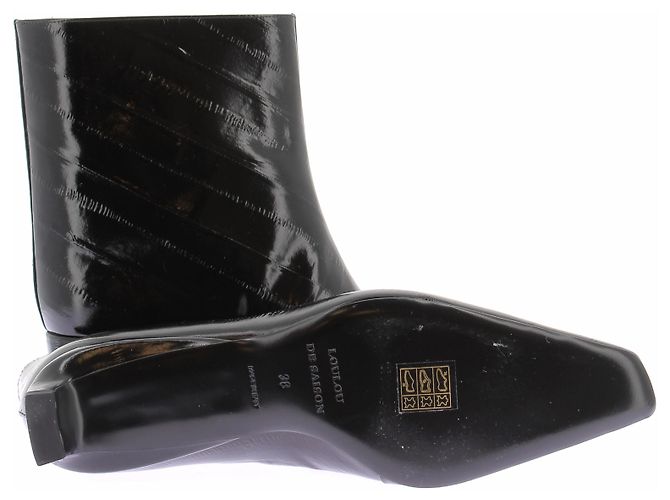 Autre Marque Botas "Iman" bajas negras Negro - vista 7