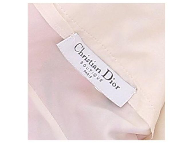 Dior Asymmetrisches langes Kleid mit Blumendetails Pink - Ansicht 5