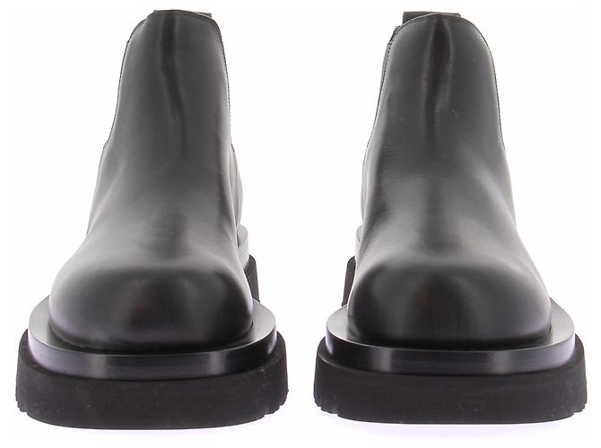 Bottega Veneta Botines "Chelsea Lug" bajos negros de cuero - vista 4