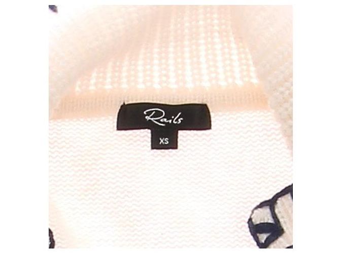 Autre Marque Streifenpullover aus Kaschmir und Wolle Beige - Ansicht 5