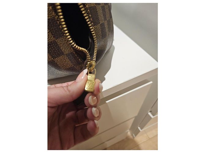 Borsa a spalla Louis Vuitton Marrone Scuro Pelle - vista 6