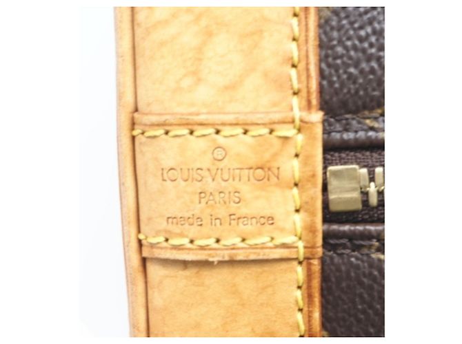 Bolsa de mão Alma PM Monograma Louis Vuitton Marrom - vista 14