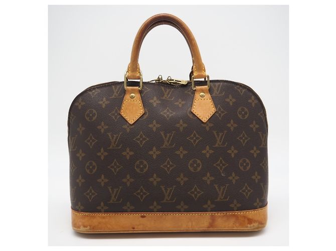 Bolsa de mão Alma PM Monograma Louis Vuitton Marrom - vista 3