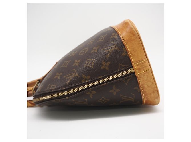 Bolsa de mão Alma PM Monograma Louis Vuitton Marrom - vista 8