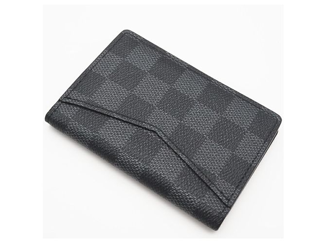 Organizer Louis Vuitton Graphite Card Case N60431 Black - view 4