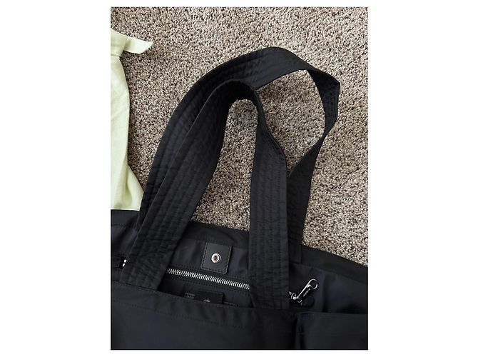 Burberry Borsa tote extra large in econyl Nero - vista 13