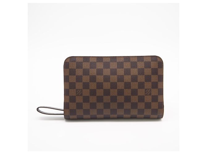 Borsa Clutch St. Louis Monogram Louis Vuitton Marrone Monogramma - vista 3
