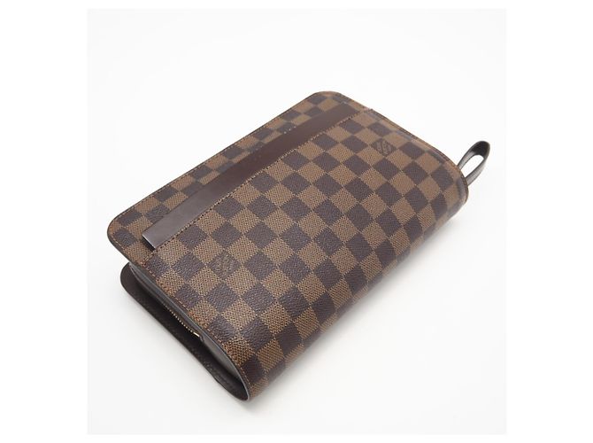 Borsa Clutch St. Louis Monogram Louis Vuitton Marrone Monogramma - vista 5