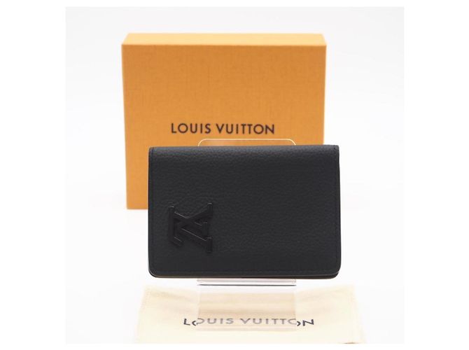 Organizer Louis Vuitton Aerogramme Card Case Black - view 2