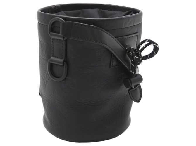 Borsa a Spalla Nano Shadow Chalk Louis Vuitton Nero - vista 2