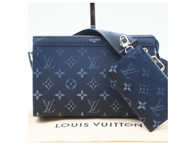 Borsa a Spalla Gaston Monogram Gradient Louis Vuitton Blu Blu navy - vista 2