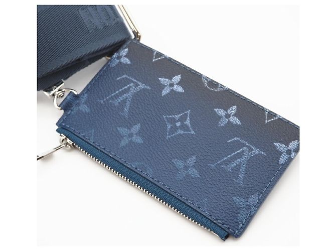 Borsa a Spalla Gaston Monogram Gradient Louis Vuitton Blu Blu navy - vista 4