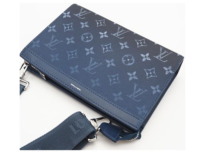 Borsa a Spalla Gaston Monogram Gradient Louis Vuitton Blu Blu navy - vista 7