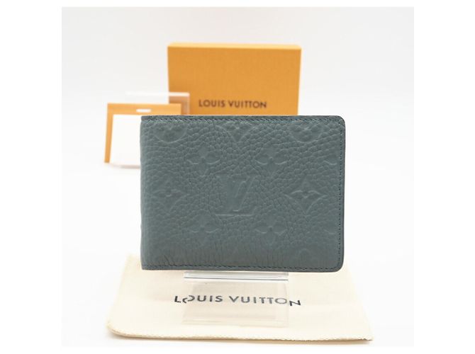 Cartera Múltiple Taurillon Louis Vuitton Castaño Verde claro - vista 2