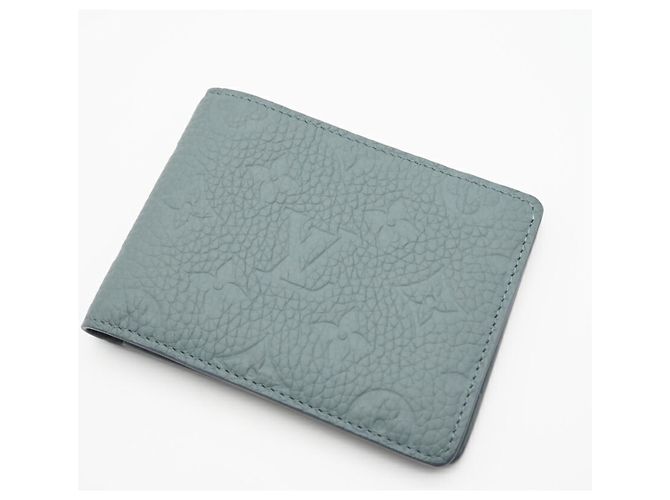 Cartera Múltiple Taurillon Louis Vuitton Castaño Verde claro - vista 3