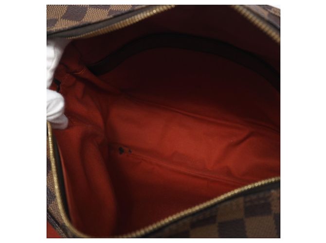 Borsa a Spalla Louis Vuitton Damier Naviglio N45255 Marrone - vista 13