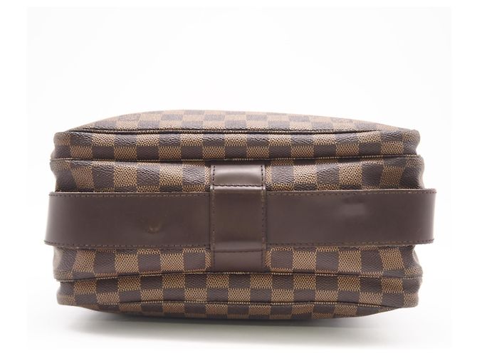 Borsa a Spalla Louis Vuitton Damier Naviglio N45255 Marrone - vista 7