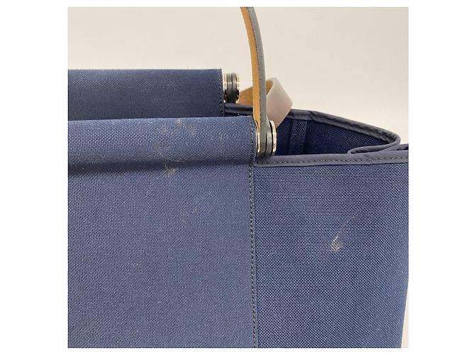 Cabag Borsa Tote Elan PM di Hermès Blu navy - vista 7