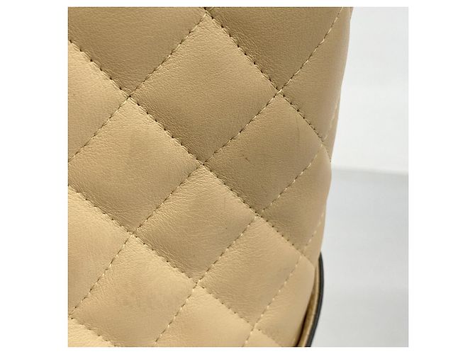 Chanel Cambon Tote Tasche Schwarz Beige - Ansicht 14