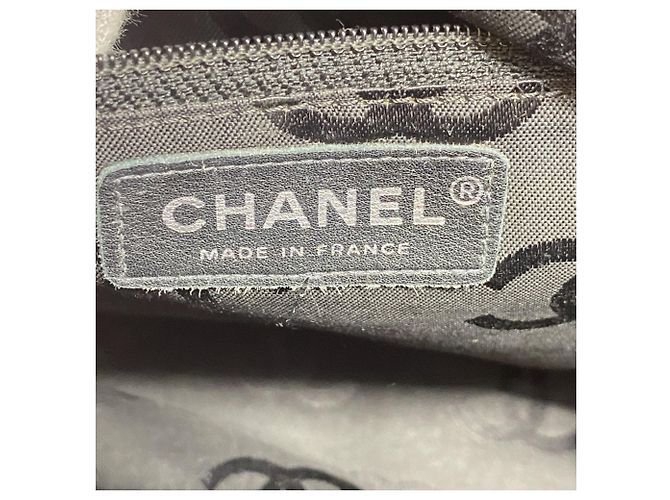 Chanel Cambon Tote Tasche Schwarz Beige - Ansicht 5