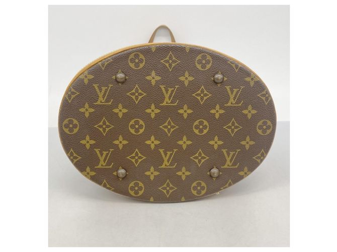 Borsa Tote Bucket GM Monogram Louis Vuitton Marrone - vista 3