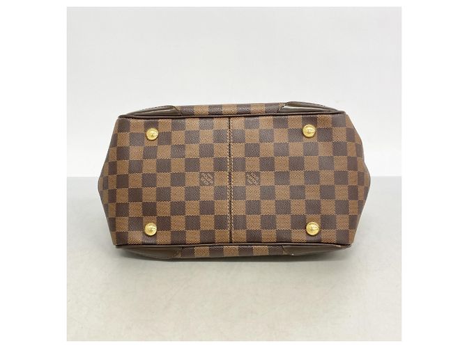 Borsa Louis Vuitton Damier Verona PM in Ebano Damier ebene - vista 3