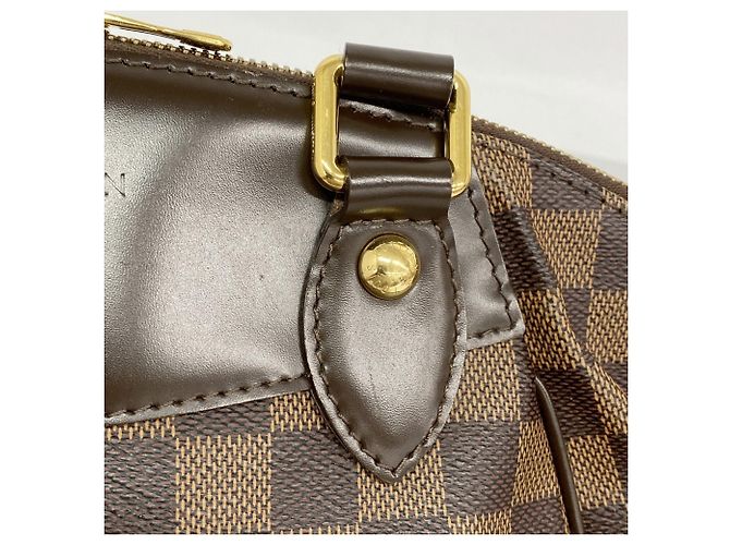 Borsa Louis Vuitton Damier Verona PM in Ebano Damier ebene - vista 7
