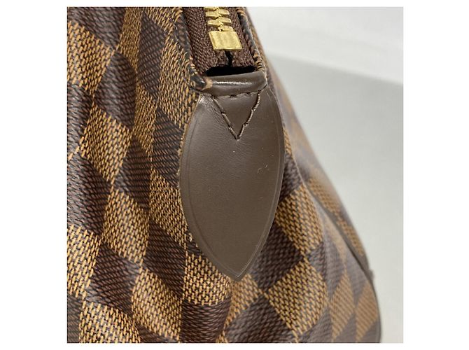 Borsa Louis Vuitton Damier Verona PM in Ebano Damier ebene - vista 8